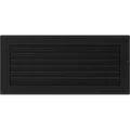 Kratki Lüftungsgitter 17x37 schwarz Jalousie