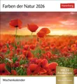 Harenberg | Farben der Natur Postkartenkalender 2026 - Wochenkalender mit 53...