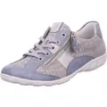 Remonte Schnürschuh echtes Leder blau 39 EU