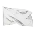Weiße Flagge 90x150 cm  Extrem wetterbeständige Fahne mit Messingösen, 100% P...