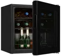 Exquisit Weinkühler WS1-12-GT-030G schwarz | 43 l Nutzinhalt | Schwarz