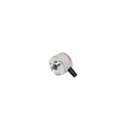 Teletek 0521145 Inkrementaler Encoder 100 Pulse 6mm Vollwelle 40x40mm Grau