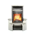 HARK Kaminofen "Avenso GT ECOplus", cremeweiß, 8 kW, Dauerbrand geeignet - weiss