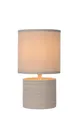 LUCIDE GREASBY - Tischlampe - Ø 14 cm - 1xE14 - Beige