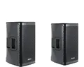 Pronomic C MA Aktivbox Stereo Set - 2-Wege-Lautsprecher, integrierter Verstärker, vielseitige Anschlüsse, robuste Bauweise für Bühne, Studio und Events - Schwarz