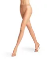FALKE Damen Strumpfhose Shelina 12 DEN W TI ultra-transparent einfarbig 1 Stück, Beige (Sun 4299), M