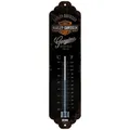 Harley Davidson Retro Thermometer Genuine Logo Metall Vintage Design Motorrad