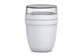 Mepal Lunchbox Lunchpot Ellipse,Praktischer Müslibecher, Joghurtbecher, To Go Becher, Polypropylen (PP), PCTG, praktischer Müslibecher & Joghurtbecher, 300 + 120 ml