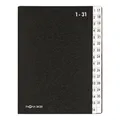 Pagna Pultordner Classic (Pultmappe, 32 Fächer, 1-31) schwarz Pagna 24321-04 - 90 cm x 2,1 m