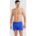 Kurze Badeshorts Herren Fundamentals R - Neon Blue-team Orange - L