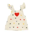 Puppen-Kordkleid ''Herz-Konfetti'' mit T-Shirt, Gr. 28-35 cm