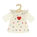Heless 1530 - Poppenkleertjes ''Heart Confetti'', 2-delige set met ribfluwelen j