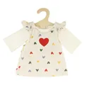 Heless Puppen-Cordkleid mit Herzkonfetti, 28-35 cm