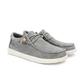 WALK IN PITAS | WP150 Washed | Herren Mokassins | Flache Slipper für Männer | Slip on Loafer | Sneakers | Schlupfschuhe | Freizeitschuhe | Walkinpitas Schuhe | Grau 44