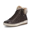 Remonte Damen Low-Top Sneaker D0700, Frauen Halbschuhe,lose Einlage,wasserabweisend,remonteTEX,Freizeit,sportlich,straßenschuhe,braun Kombi (25),42 EU