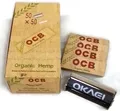 Ocb Organic Hemp 1300 kurzes Papier 50 Hefte  a 50 Blatt + Okaei Drehmaschine