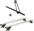 Fahrradträger ORION + Dachträger/Relingträger VDP KING1 kompatibel mit für VW T-Roc (5 Türer) ab 18