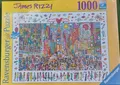 RAVENSBURGER Puzzle James Rizzi: Times Square - Everyone should go here 1000 Tei