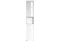 trendteam Hochschrank Amanda Badhochschrank Standschrank Badezimmerschrank Weiß 37x190x31cm