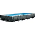 Intex Frame Swimming Pool Set "Ultra Quadra XTR",anthrazit,975 x 488 x 132 cm