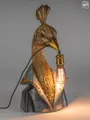 formano Pop Art Tiere im Anzug, nicht enthalten, mit Stecker und Schalter, Gold, Pfau, H: 58cm