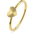 CHRIST Goldring CHRIST Damen-Damenring 375er Gelbgold Herz gelb|goldfarben 50