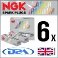 6x NGK SILZKGR8B8S (94201) LASER IRIDIUM Zuendkerze For BMW M140 3.0 04/16-->