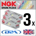 3x NGK SILZKGR8B8S (94201) LASER IRIDIUM Zuendkerze