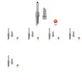 6 x Zündkerze NGK für BMW, MINI 1 F20, 1 F21, 2, 2 F22 F87, 2 F45, 2