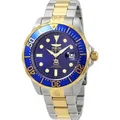 Invicta Grand Diver 3049 Herrenuhr - Automatikwerk - Edelstahl mit blauem Zifferblatt - 47 mm - Silber