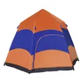Outsunny Zelt, Für: 6, orange/blau - bunt