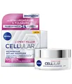 NIVEA Cellular Expert Filler Hochwirksame Anti-Age Tagespflege (50 ml), extra straffende Hyaluron Creme mit Auffüllungseffekt, aufpolsternde Anti Falten Creme mit LSF 15