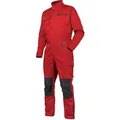 Würth MODYF Arbeitsoverall Stretch X Stylischer Berufs-Overall für Herren Moderner Blaumann für Handwerker rot 5XL
