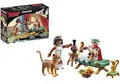 PLAYMOBIL Asterix 71270 Cäsar und Kleopatra, Leopard und eine Chaiselongue, Spielzeug für Kinder ab 5 Jahren