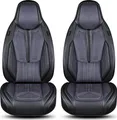 Schonbezüge Sitzbezüge für VW Tiguan Allspace Bj ab 2016 in Schwarz/Grau DS1