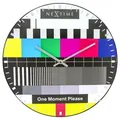 Nextime Quarzwanduhr Testpage Dome Ø 35 cm Kunststoff