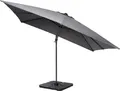 LC Garden Ampelschirm »Napoli« 300cm eckig grau