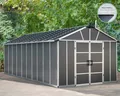 Palram - Canopia Gerätehaus Yukon, BxT: 332x643 cm, mit lebenslang widerstandsfähigen Wandpaneelen