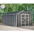 Palram Kunststoff-Gerätehaus Yukon Anthrazit 21,3 m² mit Boden