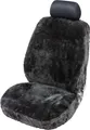 Walser Autositzbezug Nineve aus Lammfell Einzelsitz ZIPP IT schwarz, 20033