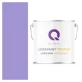 Q-COVER Latexfarbe Abwaschbar 5L (ca.35m2) Violett Farbton Innenfarbe Wandfarbe Deckenfarbe Klasse 2 Mattfarbe Für Allergiker Scheuerfest Geruchlos Frei Von Voc