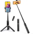 Bluetooth Selfie-Stick Stativ, Erweiterbar 3 in 1 Selfie Stange aus