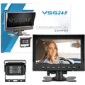 VSG24 Rückfahrkamera Camper 24100, schwarz, 600 TVL Kamera 120°, Nachtsicht, Monitor