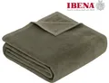 Wohndecke Luxus, IBENA, verschiedene Größen, uni, Kuscheldecke, Premium, made in Europe!