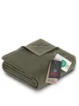 Porto Decke 150x200 cm – Baumwollmix weich, warm & waschbar, Kuscheldecke Oli...