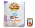 Italian Gourmet bundle für Pizzaliebhaber – Caputo Nuvola Super 5kg Mehl Tipo “0” ideale für hohe Hydration & große Alveolen + Italian Gourmet polpa – Profiqualität aus Neapel