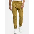 Indicode Cargohose Herren Levy Jogger-Pant mit elastischem Bund und Kordelzug gelb XXL