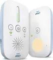 Philips AVENT Audio Monitors Audiophones SCD503/26 DECT-Babyphone, 330 m, 120 Kanäle, 50 m, 330 m, DECT, Weiß