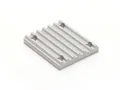 Klemmplatte für Zahnriemen HTD-5M, 25mm breit, 35x42x6mm
