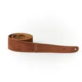 Taylor Embroidered Suede Strap 2 5" Chocolate Brown